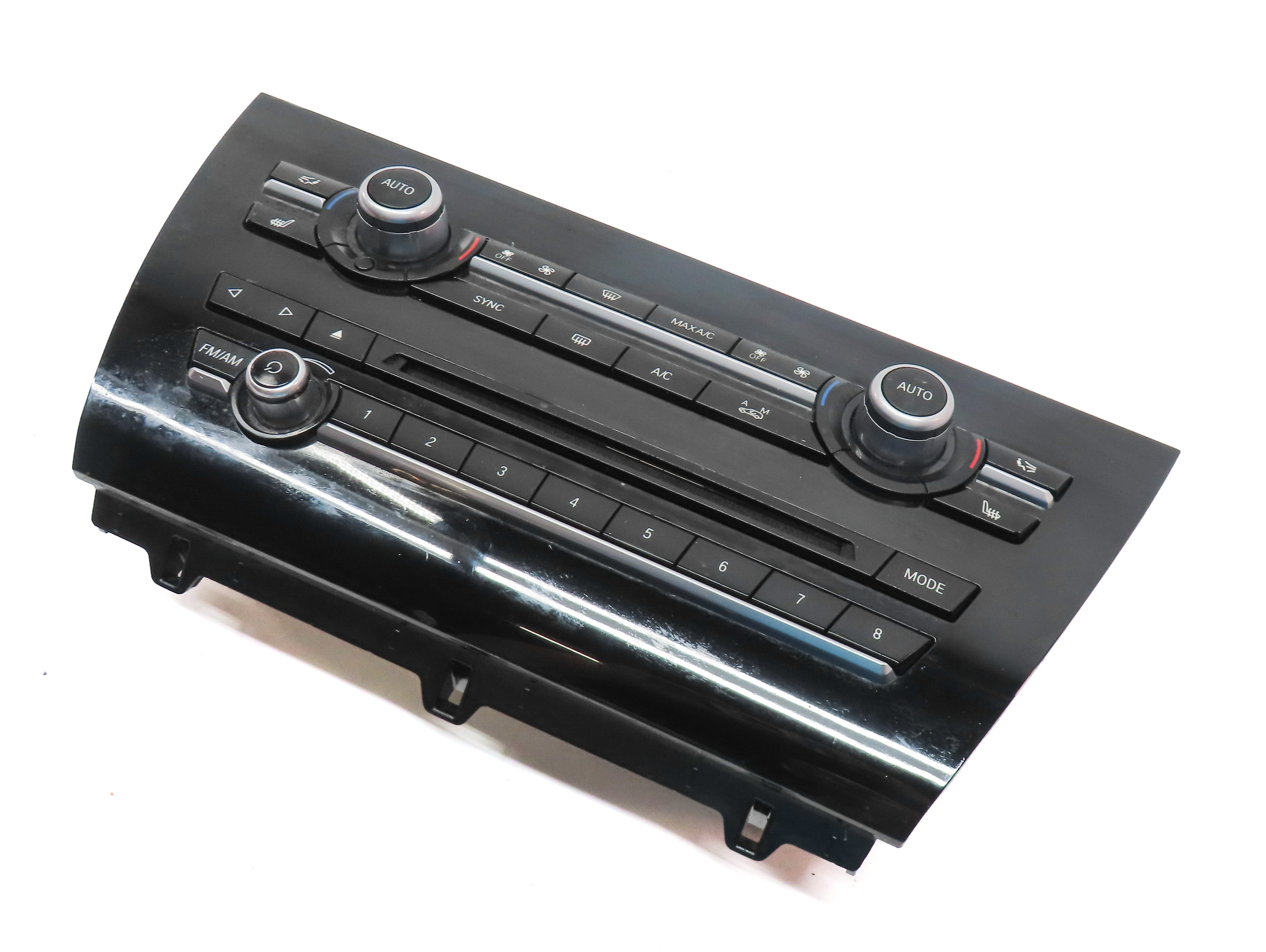 2014-2018 BMW X5 (F15 F85) FRONT HEATER A/C TEMPERATURE CLIMATE CONTROL PANEL — exact item pictured